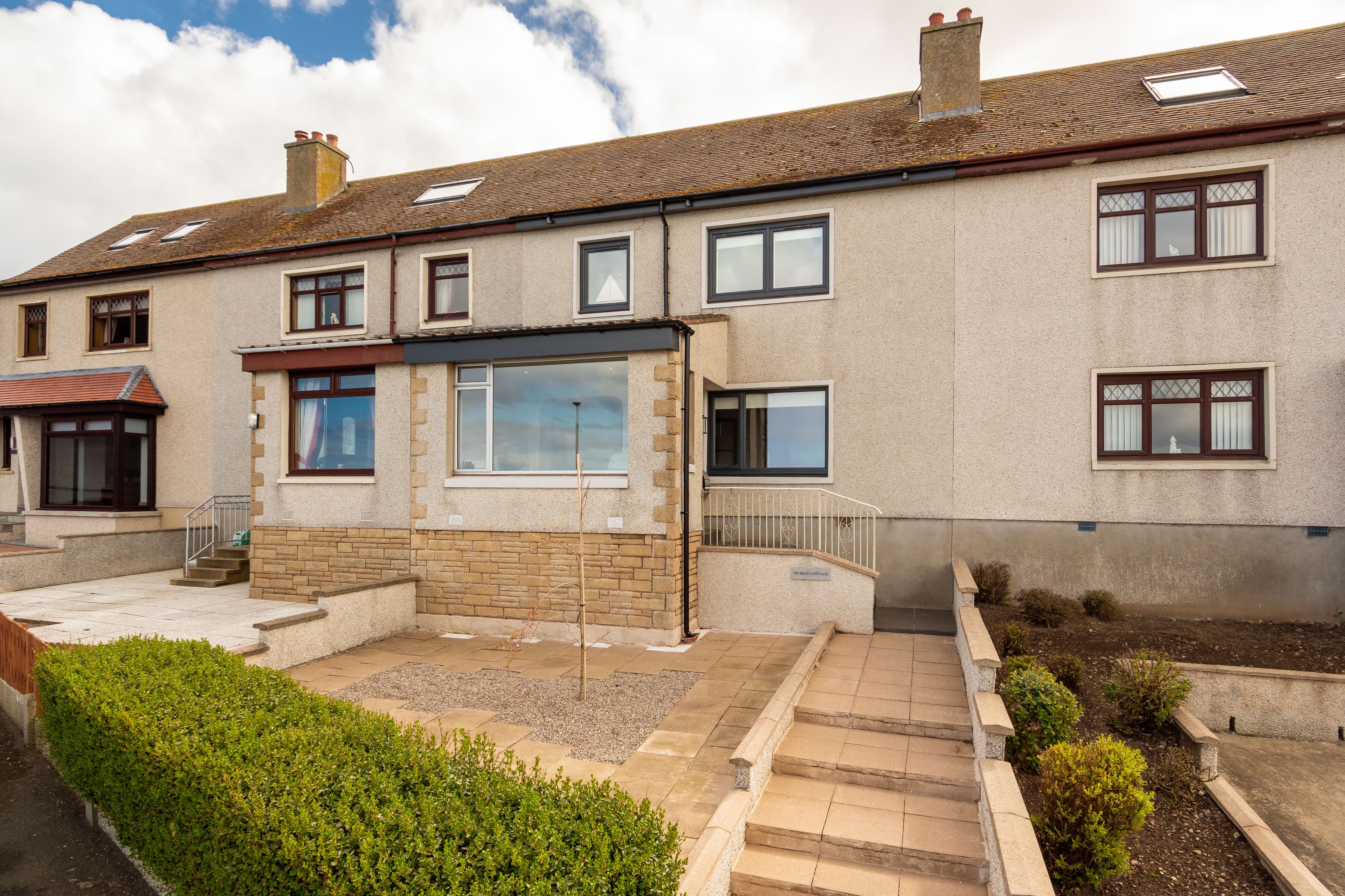 Murray Cottage family home above Gardenstown with sea views.